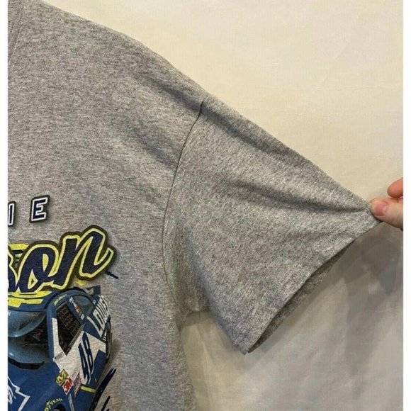 Jimmie Johnson #48 Official Hendricks Motors T-Shirt Men's Sz Lg Lowes NASCAR - Picture 5 of 9